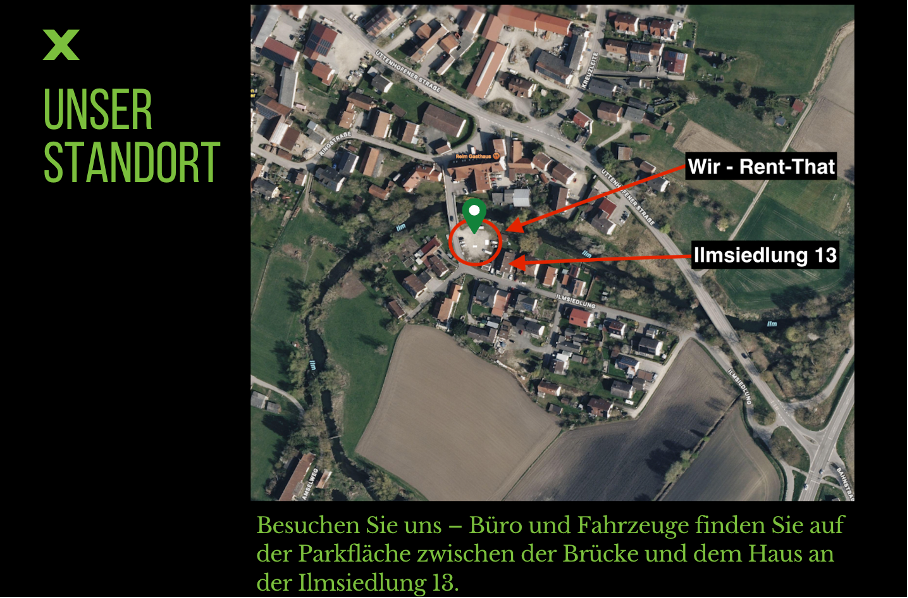 Startseite grün und weiß standort